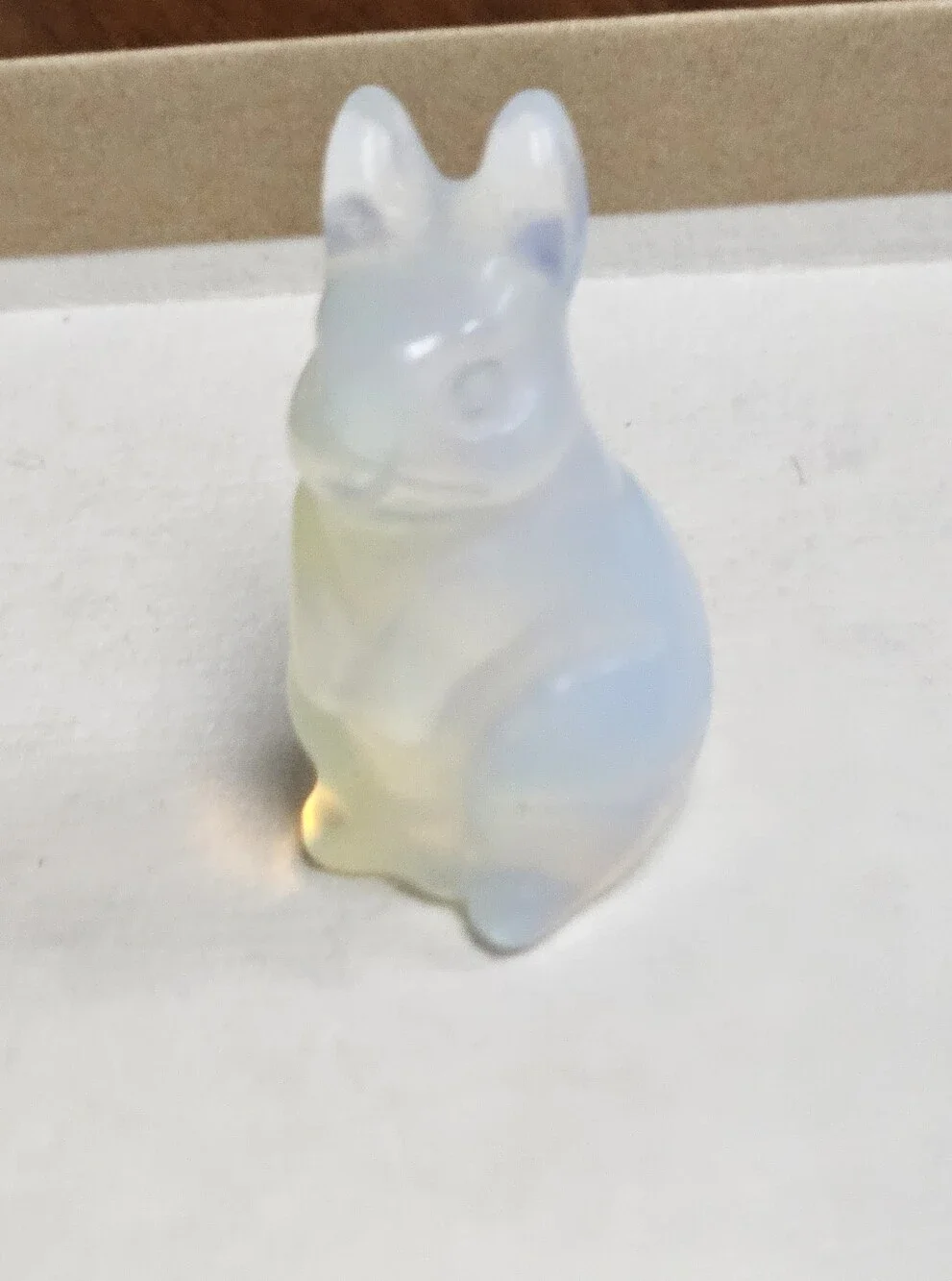 Opalescent Rabbit Mini Figure - Picture 1 of 4
